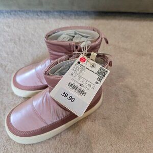 NWT Zara Kids Quilted Boot shoes - Size - 9 US, 25 EU, 8 UK - Pink